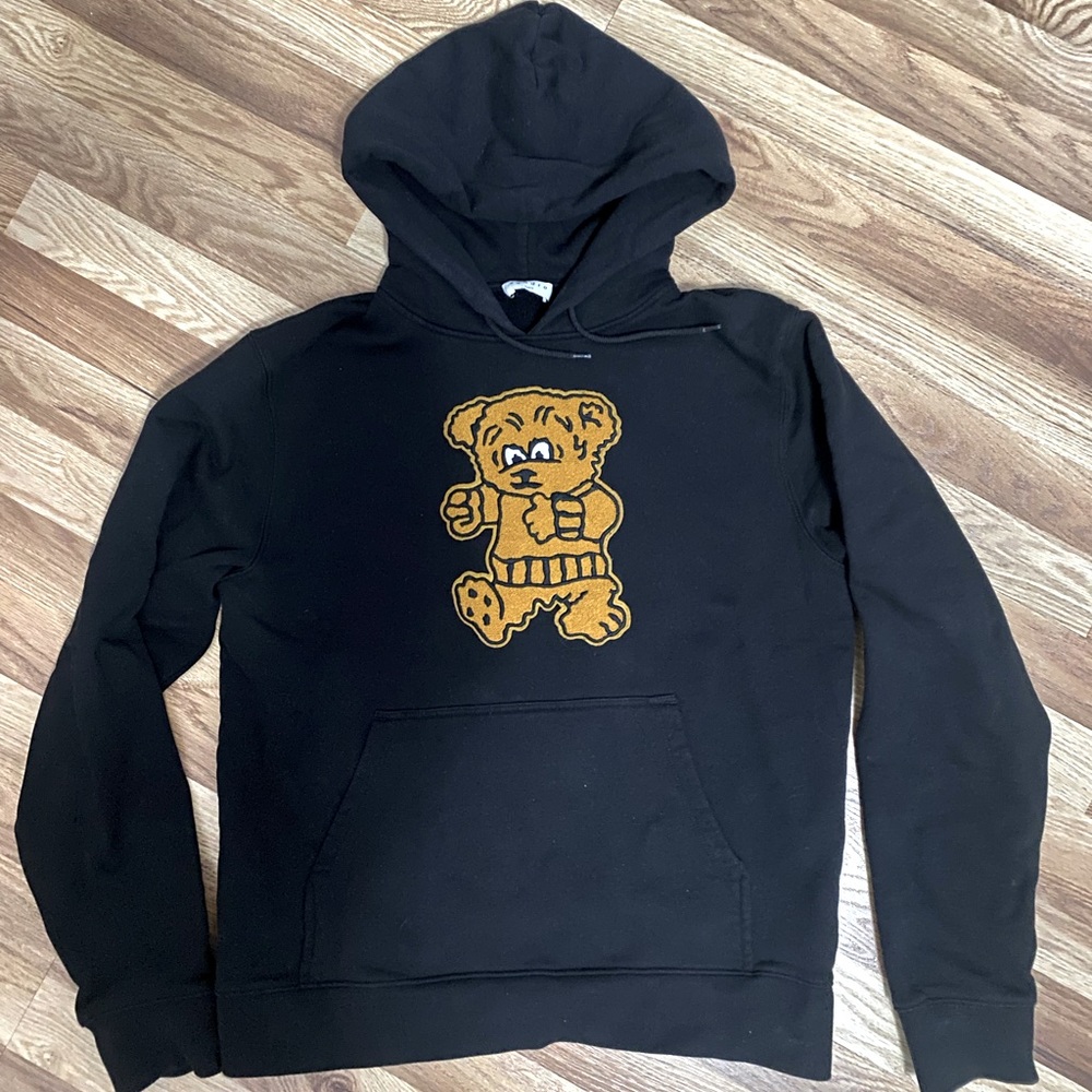 Sandro Paris hoodie like new black bear